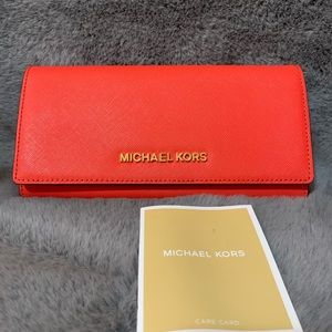 MICHAEL KORS Saffiano Leather Wallet